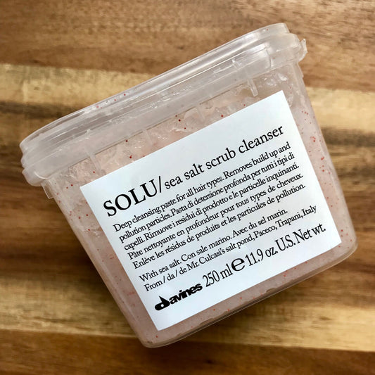 Davines Solu Sea Salt Scrub Cleanser